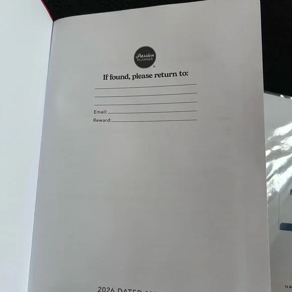 Passion Planner - Year of the Horse Red - Picture 3 of 14